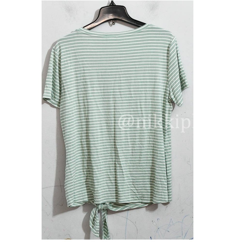 Matty Ladies' V-Neck Tee Shirt Top Short Sleeve Lightweight - Picture 4 of 5